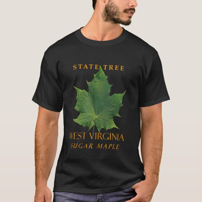 West Virginia Territory Tree The Sugar Maple T-Shirt (Front)