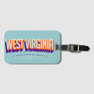 West Virginia USA Luggage Tag