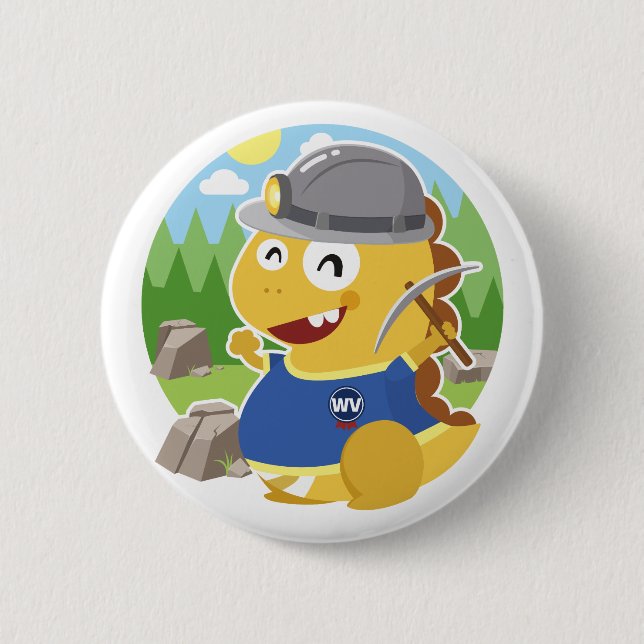 West Virginia VIPKID Button (Front)