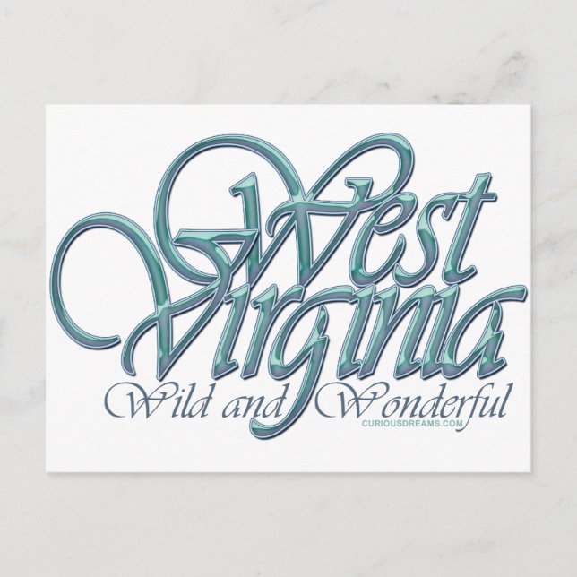West Virginia-wild and wonderful_4 Postcard (Front)