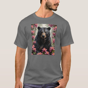 West Virginian Bear and Rhododendrons T-Shirt