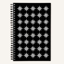 West Wind Postcards' Compass Logo Pattern