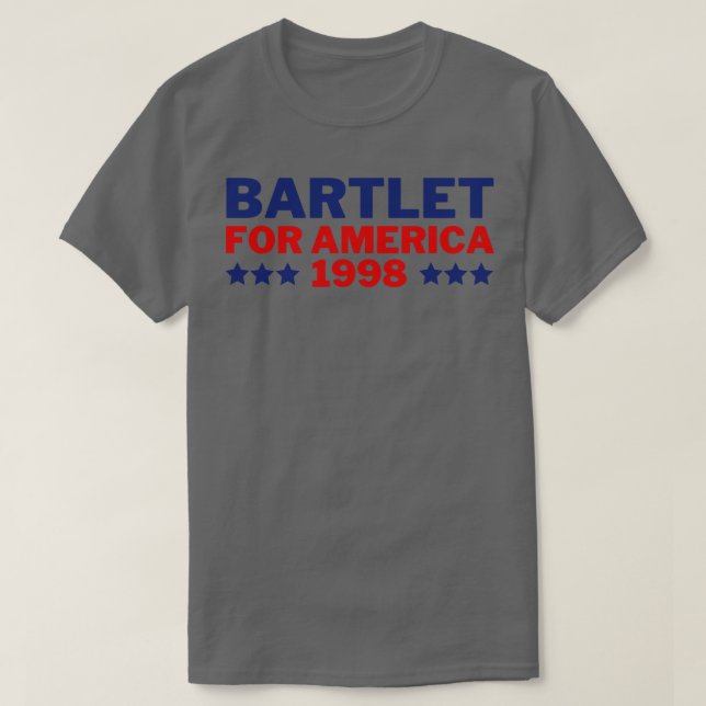 West Wing Bartlet For America 1998 2 T-Shirt (Design Front)