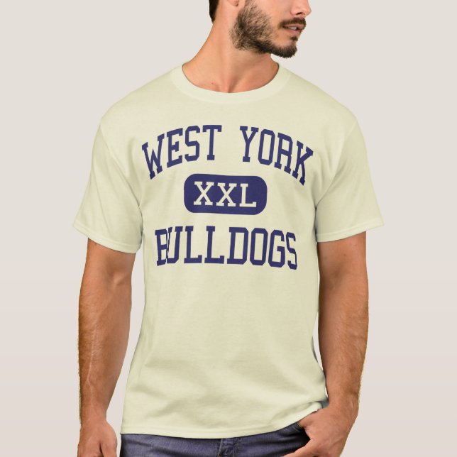 West York - Bulldogs - High - York Pennsylvania T-Shirt (Front)
