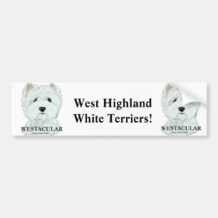 Westacular West Highland White Terrier Bumper Sticker