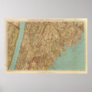 Westchester Co, Yonkersstate line Poster