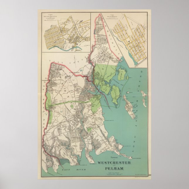 Westchester, Pelham towns Poster (Front)