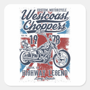Westcoast Choppers Square Sticker