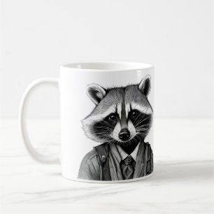 Westcoast scavenger raccoon coffee mug