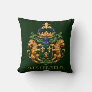 Westerfield Dutch Family Coat Of Arms. Cushion