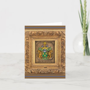 Westerfield Dutch Family Coat Of Arms. Thank You Card