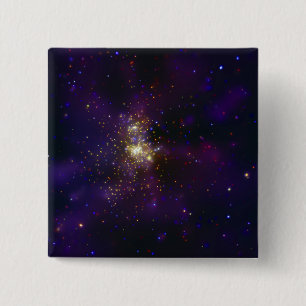 Westerlund 2, a young star cluster 15 cm square badge