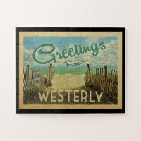 Westerly Beach Vintage Travel