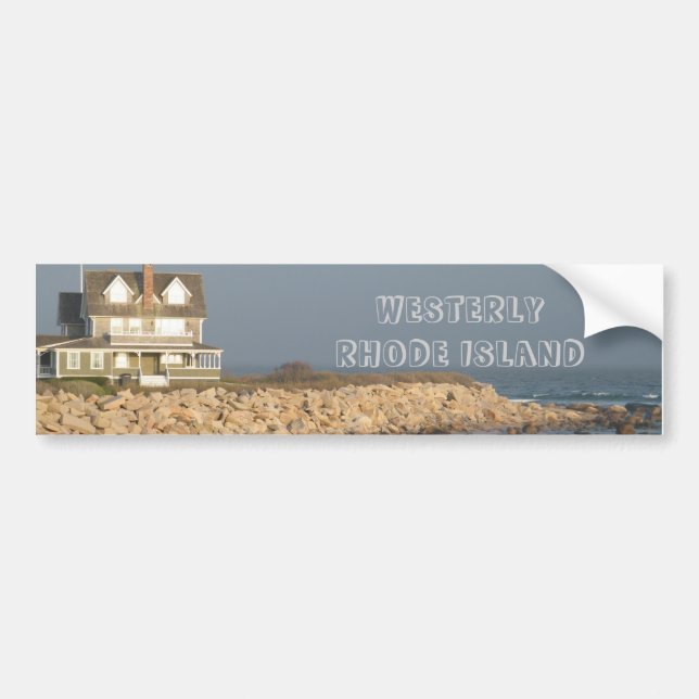 Westerly Rhode Island Bumpersticker Bumper Sticker (Front)