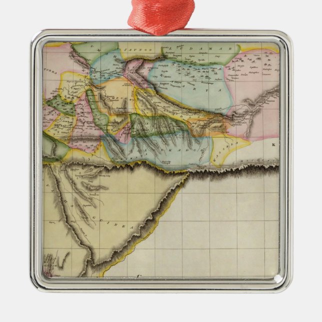 Western Africa Metal Tree Decoration (Front)