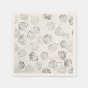Western Aspen Leaf Prints © Sandy Long Napkin