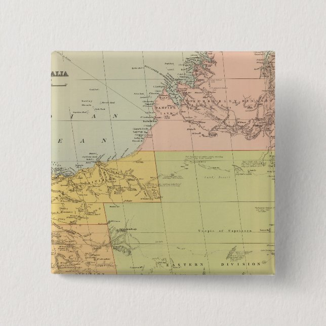 Western Australia 15 Cm Square Badge (Front)