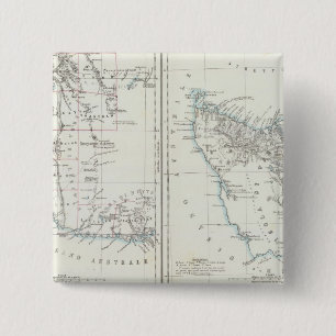 Western Australia and Tasmania 15 Cm Square Badge