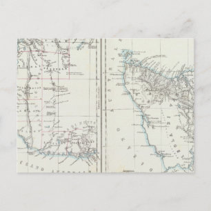 Western Australia and Tasmania Postcard