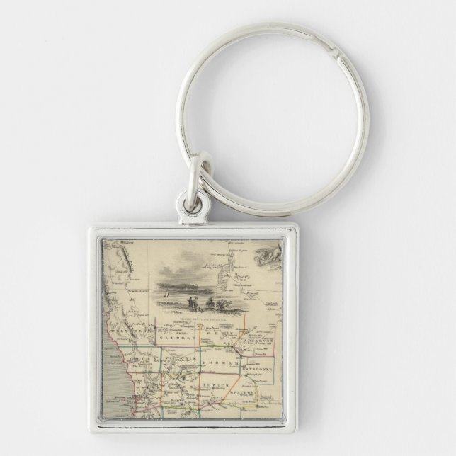 Western Australia, Swan River Key Ring (Front)