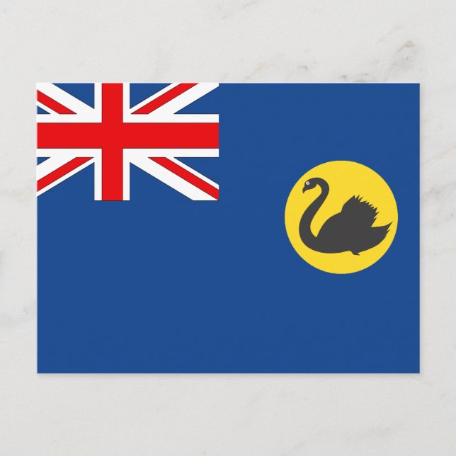 Western Australian Flag Postcard (Front)