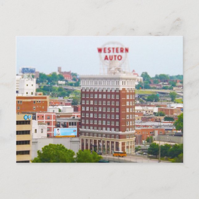 Western Auto Building Loft Condos Kansas City Postcard (Front)