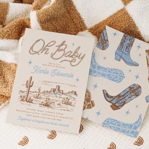 Western Baby Shower Invitation