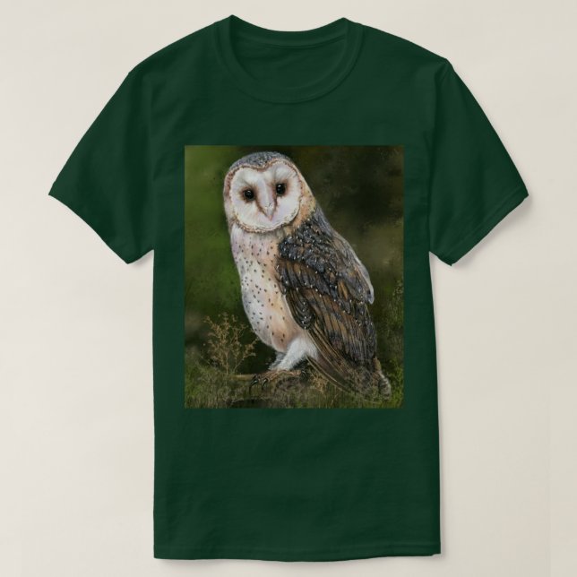 Western Barn Owl T-Shirt (Design Front)