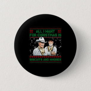 Western Biscuits And S Christmas Quote 6 Cm Round Badge