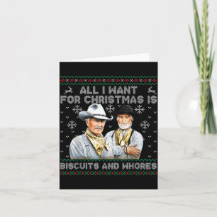 Western Biscuits And S Christmas Quote  Card
