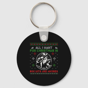 Western Biscuits And S Christmas Quote Key Ring