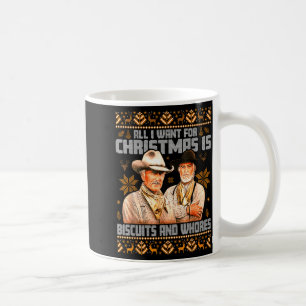 Western Biscuits And S Christmas Ugly Coffee Mug