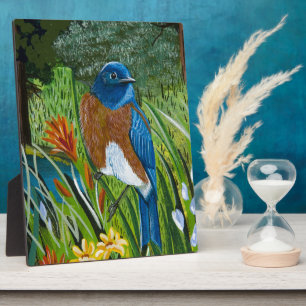Western Bluebird Plaque