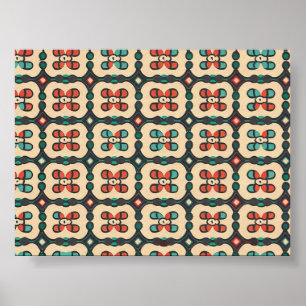 Western Bohemian Pattern Poster