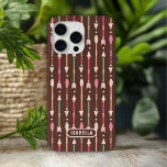 Western Boho Arrows Desert Cowgirl Personalised iPhone 15 Pro Max Case<br><div class="desc">Western Boho Arrows Desert Cowgirl Personalised Pattern iPhone 15 Pro Max Cases features boho arrows and is personalised with your custom name. Perfect for gift wrapping for birthday,  Christmas and celebrations. Created by Evco Studio www.zazzle.com/store/evcostudio</div>