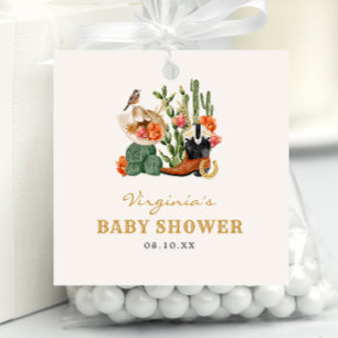 Western Boho Cowboy Favour Tags