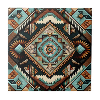 Western Boho Pattern  Tile