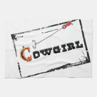 Western "Branded Cowgirl" Kitchen Towels