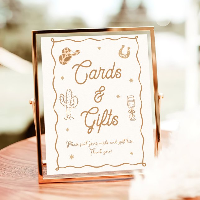Western Bridal Shower Cards and Gifts  Poster (Creator Uploaded)