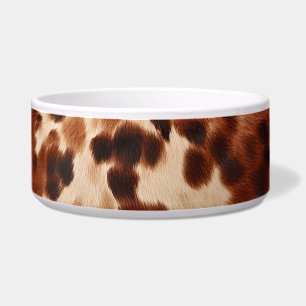 Western Brown Black Cream Cowhide