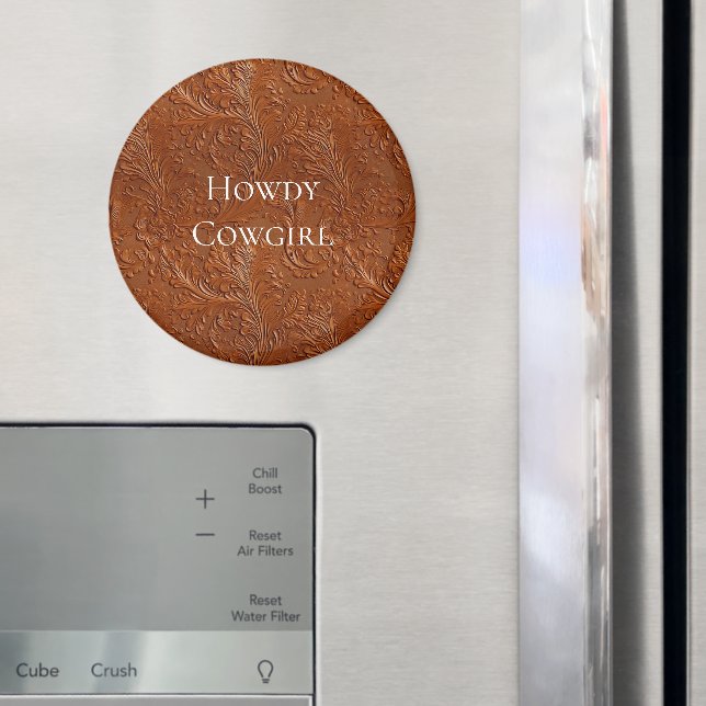 Western Brown Bohemian Art Magnet (In Situ (Fridge))