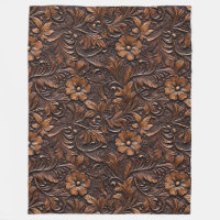 Western Brown Cowgirl Bohemian Floral