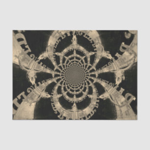 Western Bull Skull Vintage Old Sepia Rustic Tissue Paper