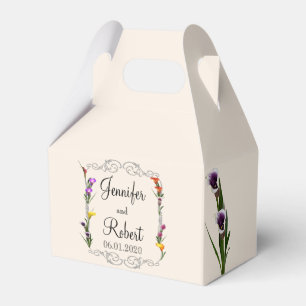 Western Calla Lily Posh Wedding Favour Box