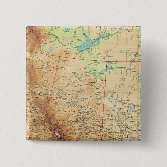 Western Canada 15 Cm Square Badge (Front)