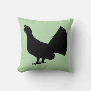 Western capercaillie cushion