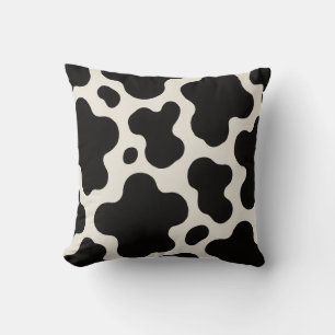 Western Charm Rodeo Season Fun Cow Print Cushion