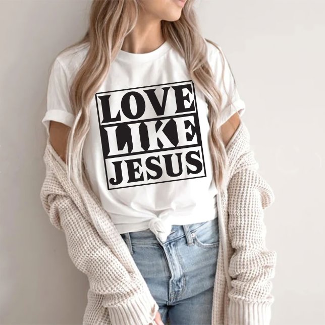 Western Christian Shirt, Love Like Jesus T-Shirt (Creator Uploaded)
