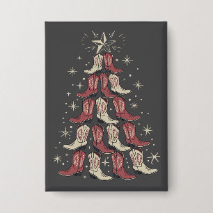 Western Christmas Cowboy Boot Tree Cowgirl Boots