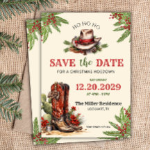 Western Christmas, Holiday Hoedown, Cowboy Party